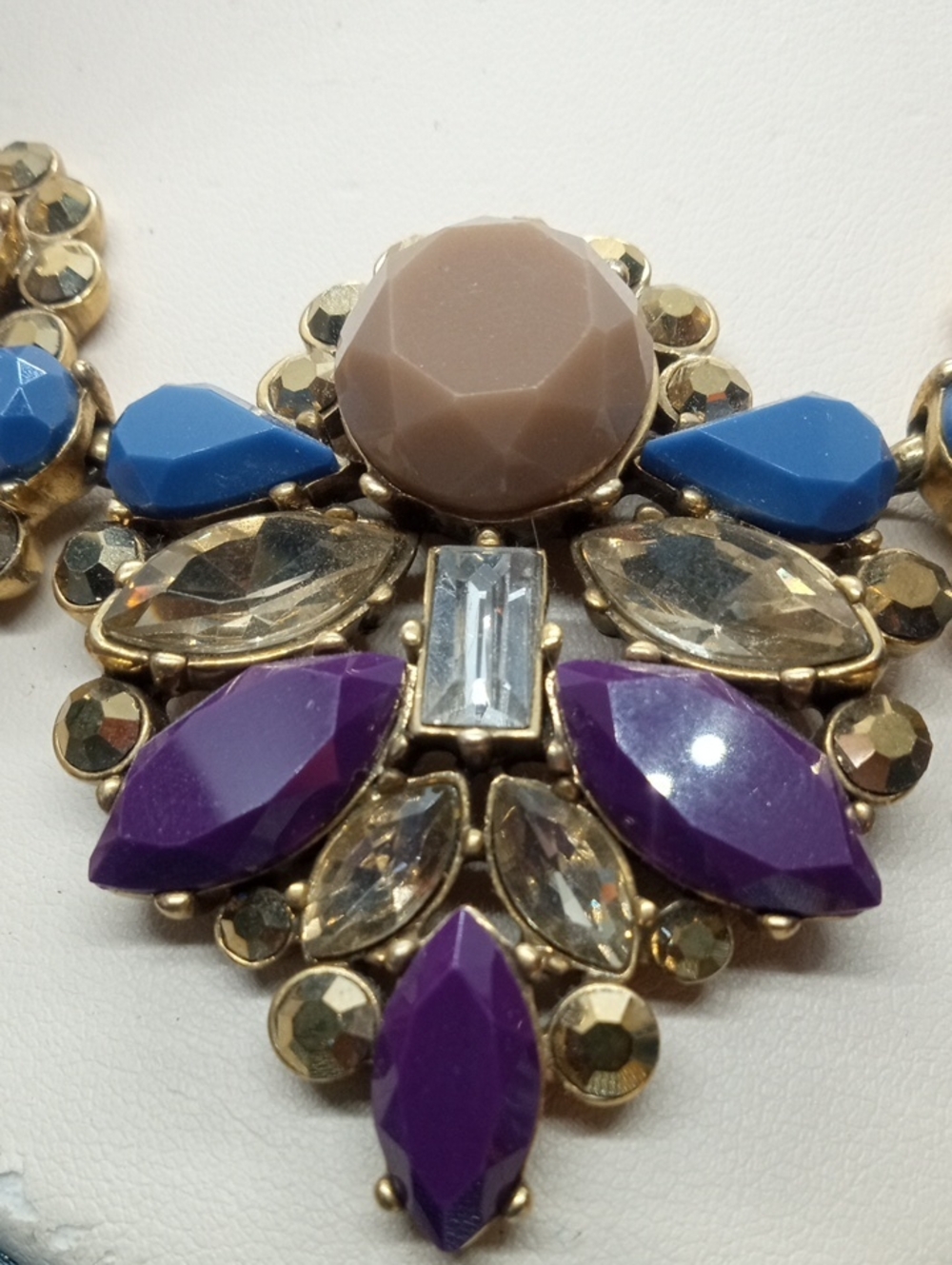 J.CREW FLEURAL STATEMEN NECKLACE - Picture 3 of 11